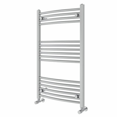 Right Radiators 1000x600 mm Curved Heated Towel Rail Radiator Bathroom Ladder Warmer Chrome