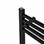 Right Radiators 1000x600 mm Straight Heated Towel Rail Radiator Bathroom Ladder Warmer Black