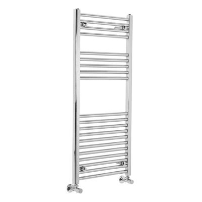 Right Radiators 1100x500 mm Vertical Straight Heated Towel Rail Radiator Ladder Warmer Chrome