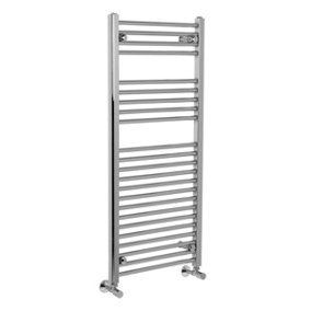 Right Radiators 1100x500 mm Vertical Straight Heated Towel Rail Radiator Ladder Warmer Rads Chrome