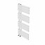 Right Radiators 1126x500 mm Designer Flat Panel Heated Towel Rail Radiator Bathroom Ladder Warmer White
