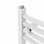 Right Radiators 1200x300 mm Curved Heated Towel Rail Radiator Bathroom Ladder Warmer White