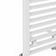 Right Radiators 1200x300 mm Straight Heated Towel Rail Radiator Bathroom Ladder Warmer White