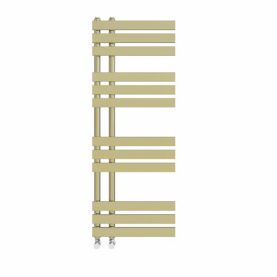 Right Radiators 1200x450 mm Designer D Shape Heated Towel Rail Radiator Bathroom Ladder Warmer Brushed Brass Price Comparisons | Compare The Build