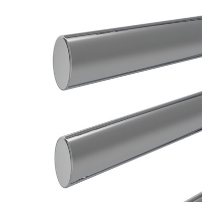 Right Radiators 1200x450 mm Designer Oval Column Heated Towel Rail ...