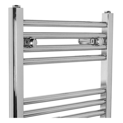 Right Radiators 1200x450 mm Vertical Straight Heated Towel Rail ...
