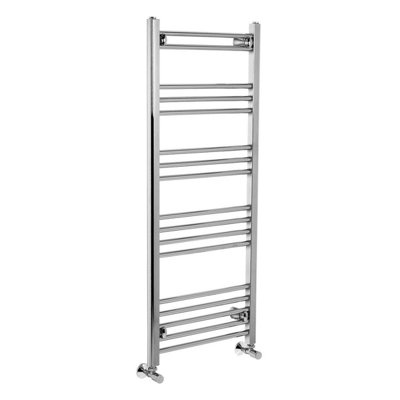Right Radiators 1200x495 mm Vertical Straight Heated Towel Rail Radiator Ladder Warmer Chrome