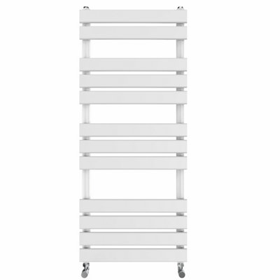 Right Radiators 1200x500 mm Designer Flat Panel Heated Towel Rail Radiator Bathroom Warmer Heating White