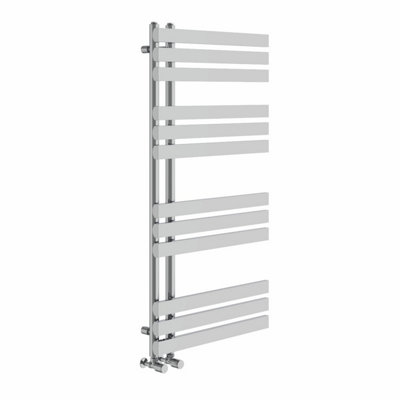 Right Radiators 1200x600 mm Designer D Shape Heated Towel Rail Radiator ...
