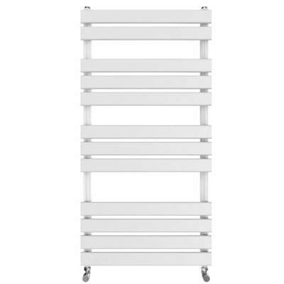 Right Radiators 1200x600 mm Designer Flat Panel Heated Towel Rail Radiator Bathroom Warmer Heating White