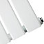 Right Radiators 1200x600 mm Flat Panel Heated Towel Rail Radiator Bathroom Ladder Warmer White