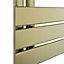 Right Radiators 1380x500 mm Designer Flat Panel Heated Towel Rail Radiator Bathroom Ladder Warmer Brushed Brass