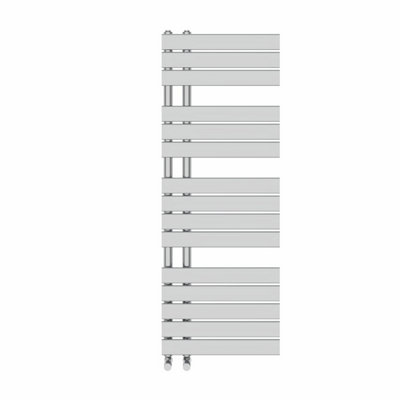 Right Radiators 1380x500 mm Designer Flat Panel Heated Towel Rail Radiator Bathroom Ladder Warmer Chrome