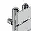 Right Radiators 1380x500 mm Designer Flat Panel Heated Towel Rail Radiator Bathroom Ladder Warmer Chrome