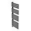 Right Radiators 1380x500 mm Designer Flat Panel Heated Towel Rail Radiator Bathroom Ladder Warmer Gunmetal