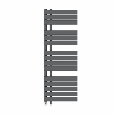 Right Radiators 1380x500 mm Designer Flat Panel Heated Towel Rail Radiator Bathroom Ladder Warmer Sand Grey