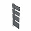 Right Radiators 1380x500 mm Designer Flat Panel Heated Towel Rail Radiator Bathroom Ladder Warmer Sand Grey