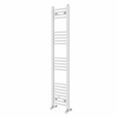 Right Radiators 1400x300 mm Curved Heated Towel Rail Radiator Bathroom Ladder Warmer White