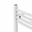 Right Radiators 1400x300 mm Curved Heated Towel Rail Radiator Bathroom Ladder Warmer White