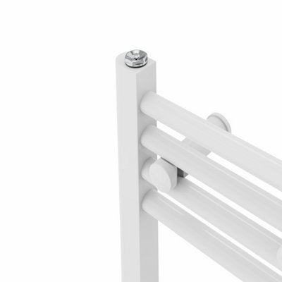 Right Radiators 1400x300 mm Straight Heated Towel Rail Radiator Bathroom Ladder Warmer White