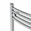 Right Radiators 1400x400 mm Curved Heated Towel Rail Radiator Bathroom Ladder Warmer Chrome