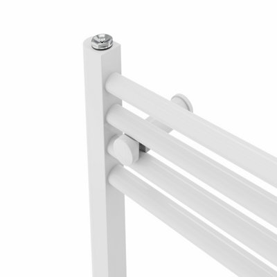 Right Radiators 1400x500 mm Straight Heated Towel Rail Radiator Bathroom Ladder Warmer White