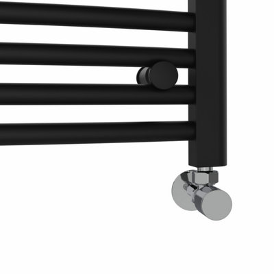 Right Radiators 1400x600 mm Curved Heated Towel Rail Radiator Bathroom ...