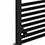 Right Radiators 1400x600 mm Straight Heated Towel Rail Radiator Bathroom Ladder Warmer Black