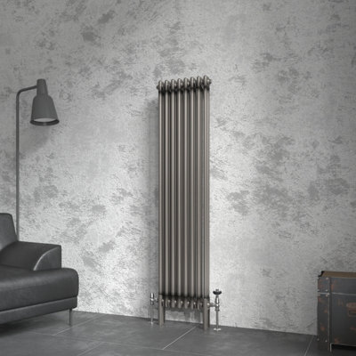 Right Radiators 1500x380 mm Vertical Traditional 2 Column Cast Iron Style Radiator Raw Metal Price Comparisons | Compare The Build