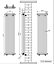 Right Radiators 1500x380 mm Vertical Traditional 2 Column Cast Iron Style Radiator White