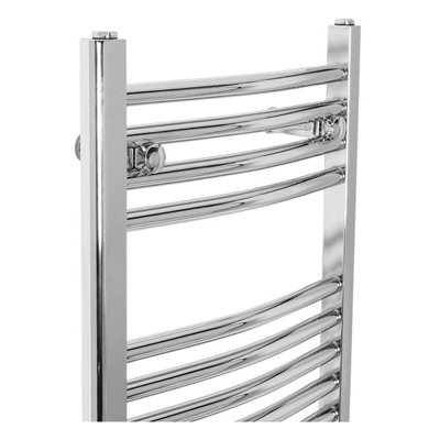 Right Radiators 1500x450 mm Bathroom Curved Heated Towel Rail Radiator ...