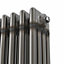 Right Radiators 1500x470 mm Vertical Traditional 4 Column Cast Iron Style Radiator Raw Metal