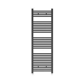 Right Radiators 1500x500 mm Vertical Straight Heated Towel Rail Radiator Ladder Warmer Anthracite