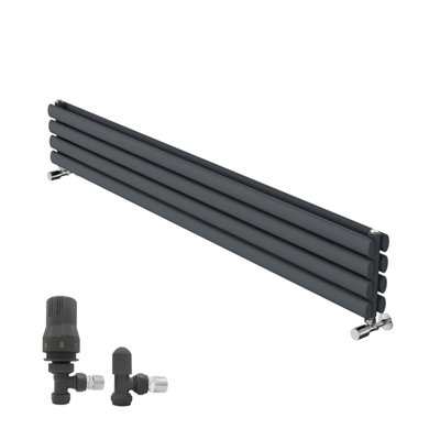 Right Radiators 1600x236mm Horizontal Vertical Oval Column Designer ...