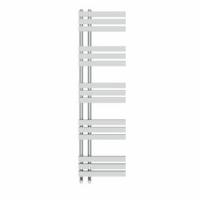 Right Radiators 1600x450 mm Designer D Shape Heated Towel Rail Radiator Bathroom Ladder Warmer Chrome