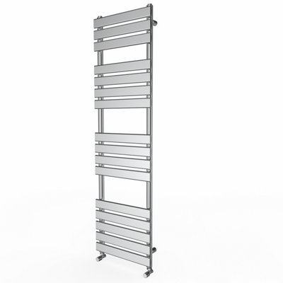 Right Radiators 1600x450 mm Designer Flat Panel Heated Towel Rail Radiator Bathroom Warmer Heating Chrome