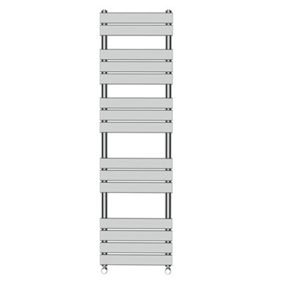 Right Radiators 1600x450 mm Flat Panel Heated Towel Rail Radiator Bathroom Ladder Warmer Chrome