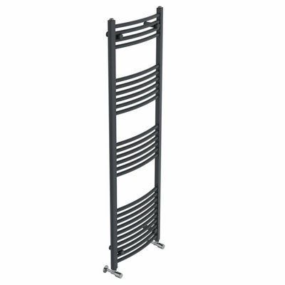 Right Radiators 1600x500 mm Curved Heated Towel Rail Radiator Bathroom ...