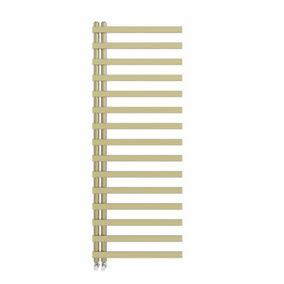 Right Radiators 1600x600 mm Designer Heated Towel Rail Radiator Bathroom Central Heating Ladder Warmer Brushed Brass