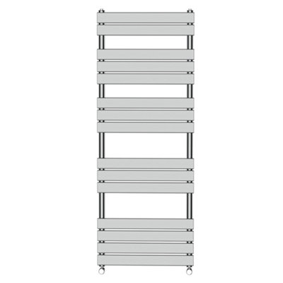 Right Radiators 1600x600 mm Flat Panel Heated Towel Rail Radiator Bathroom Ladder Warmer Chrome