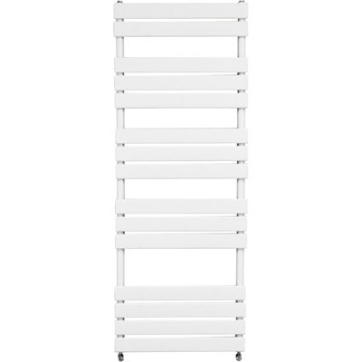 Right Radiators 1600x600 mm Flat Panel Heated Towel Rail Radiator Bathroom Ladder Warmer White