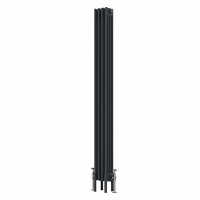 Right Radiators 1800x200 mm Vertical Traditional 4 Column Cast Iron ...