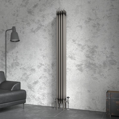 Right Radiators 1800x200 mm Vertical Traditional 4 Column Cast Iron ...
