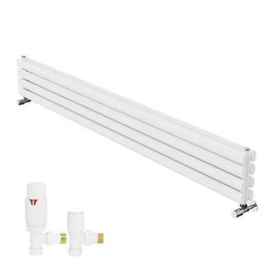 Right Radiators 1800x236mm Horizontal Vertical Oval Column Designer ...