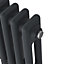 Right Radiators 1800x290 mm Vertical Traditional 2 Column Cast Iron Style Radiator Anthracite