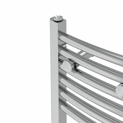 Right Radiators 1800x300 mm Curved Heated Towel Rail Radiator Bathroom ...