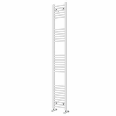 Right Radiators 1800x300 mm Curved Heated Towel Rail Radiator Bathroom Ladder Warmer White