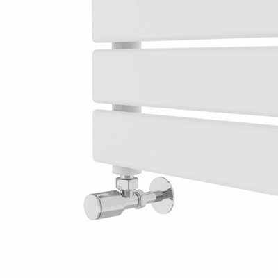 Right Radiators 1800x450 mm Flat Panel Heated Towel Rail Radiator Bathroom Ladder Warmer White