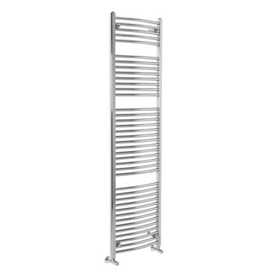 Right Radiators 1800x500 mm Bathroom Curved Heated Towel Rail Radiator Warmer Ladder Chrome