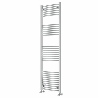 Right Radiators 1800x500 mm Curved Heated Towel Rail Radiator Bathroom Ladder Warmer Chrome